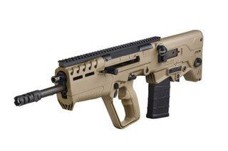 Tavor 7 308 bullpup rifle in flat dark earth and 20 inch barrel
